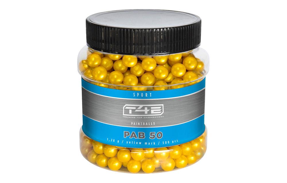 T4E .50 / Paintball Balls / 500 stuks / Gewicht ; 1,26 Gr.  -3226-a